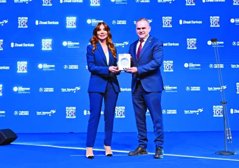 Tosçelik was awarded in the Sustainability category at the Platinum Global 100 Awards