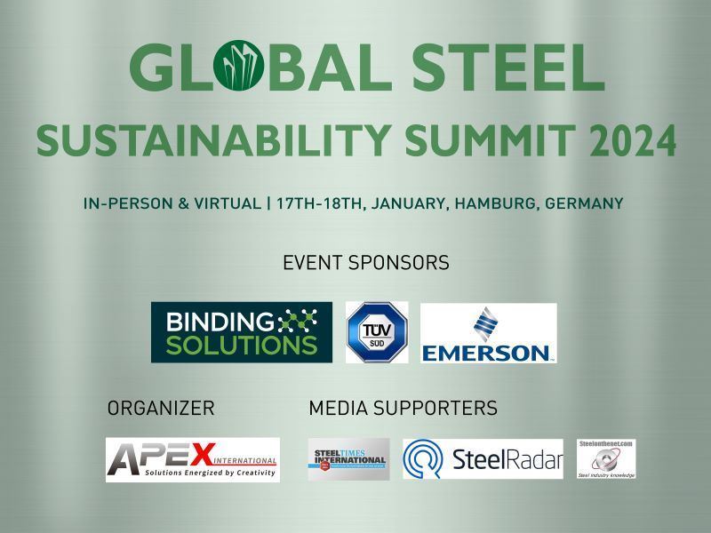 Global Steel Sustainability Summit 2024 will take place in Germany on January 17-18