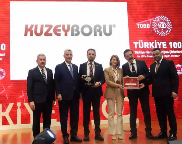 Kuzey Boru Türkiye'nin en hızlı büyüyen 100 şirketi arasında!