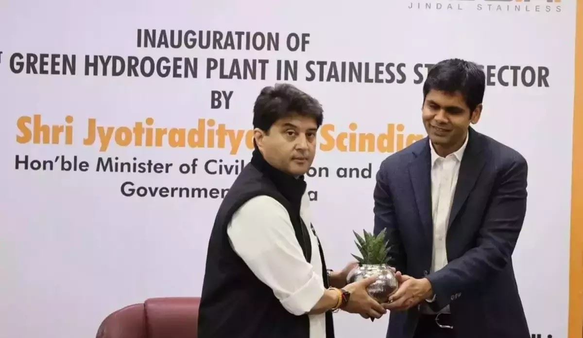 Hindistan'da yeşil hidrojen tesisi açıldı