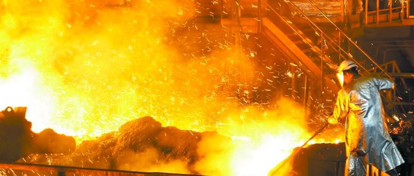 Europe experienced a decline in steel production