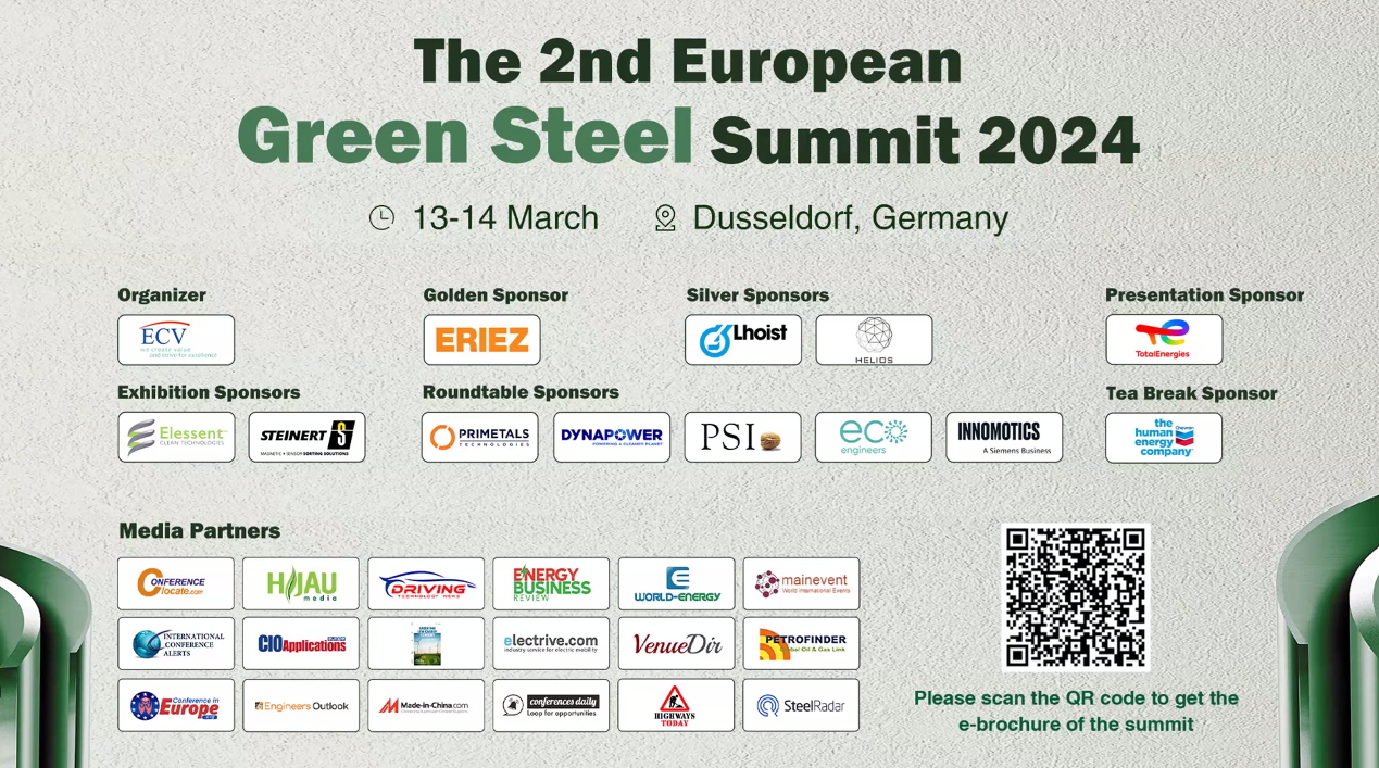 The 2nd European Green Steel Summit 2024 has started!