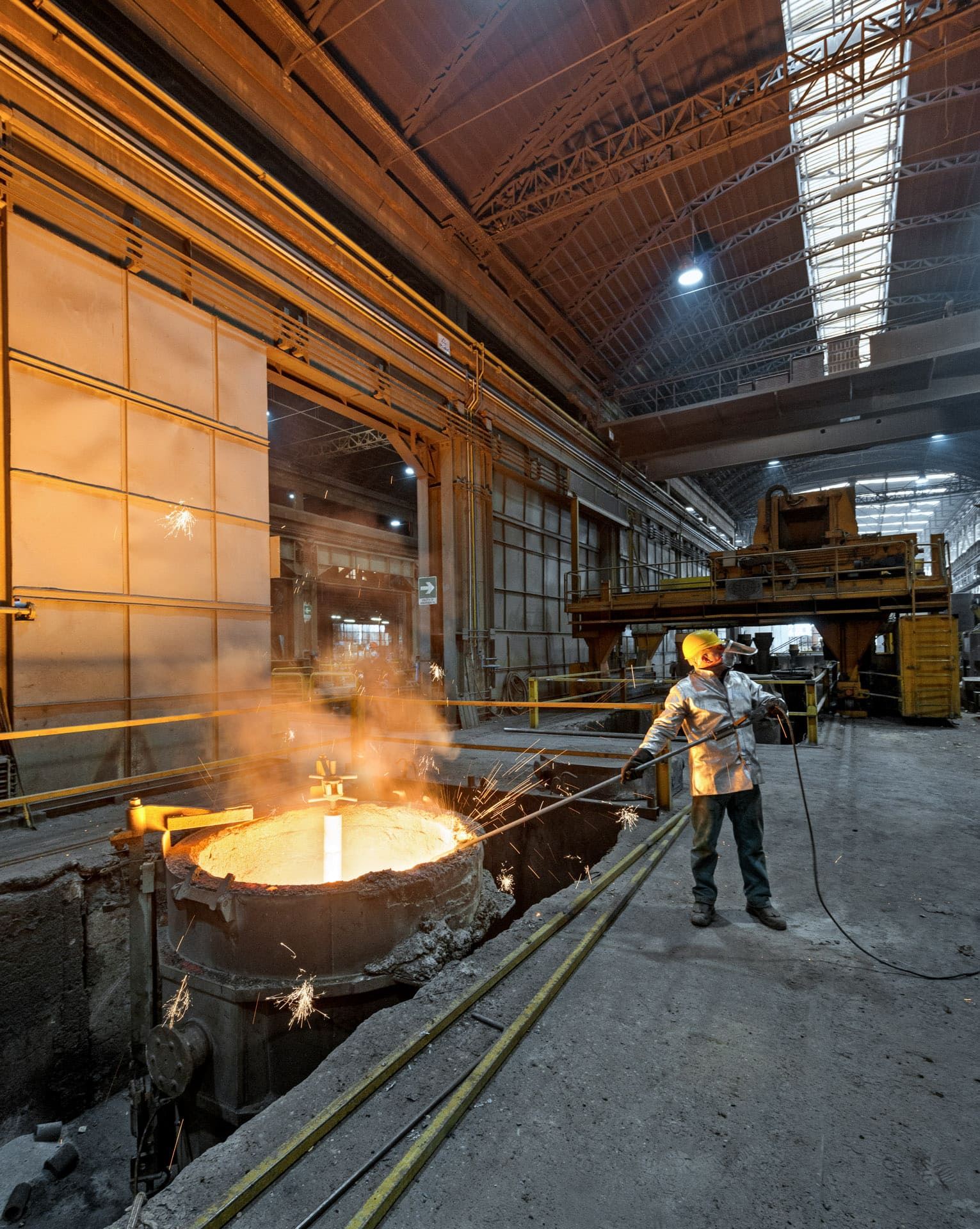 South Korea's steel production declined in February