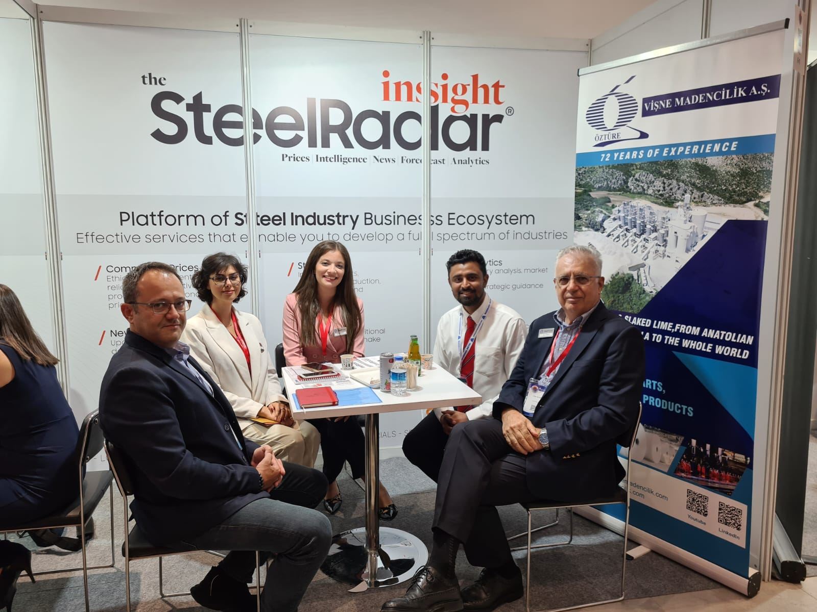 Global Steel Summit Event Operations Director Thaiseer d. Jaffar and SteelRadar met