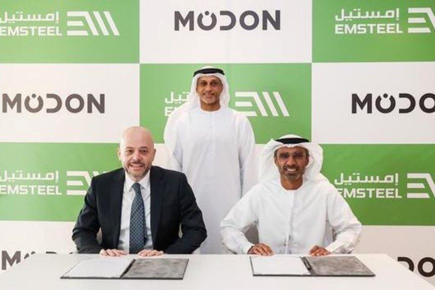 Modon and Emsteel Group forge strategic partnership for sustainable steel in UAE real estate development