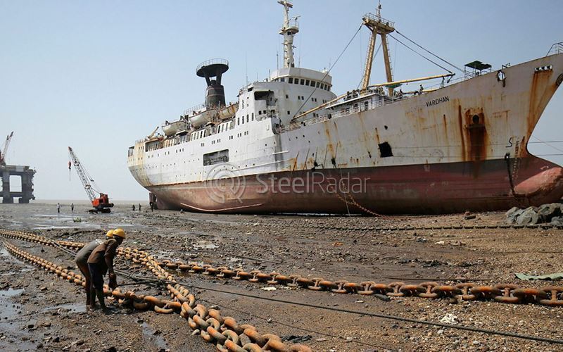 Aliağa ship dismantling scrap prices increased