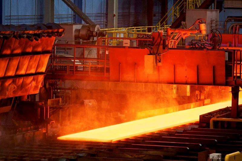 Weekly decline in US crude steel production