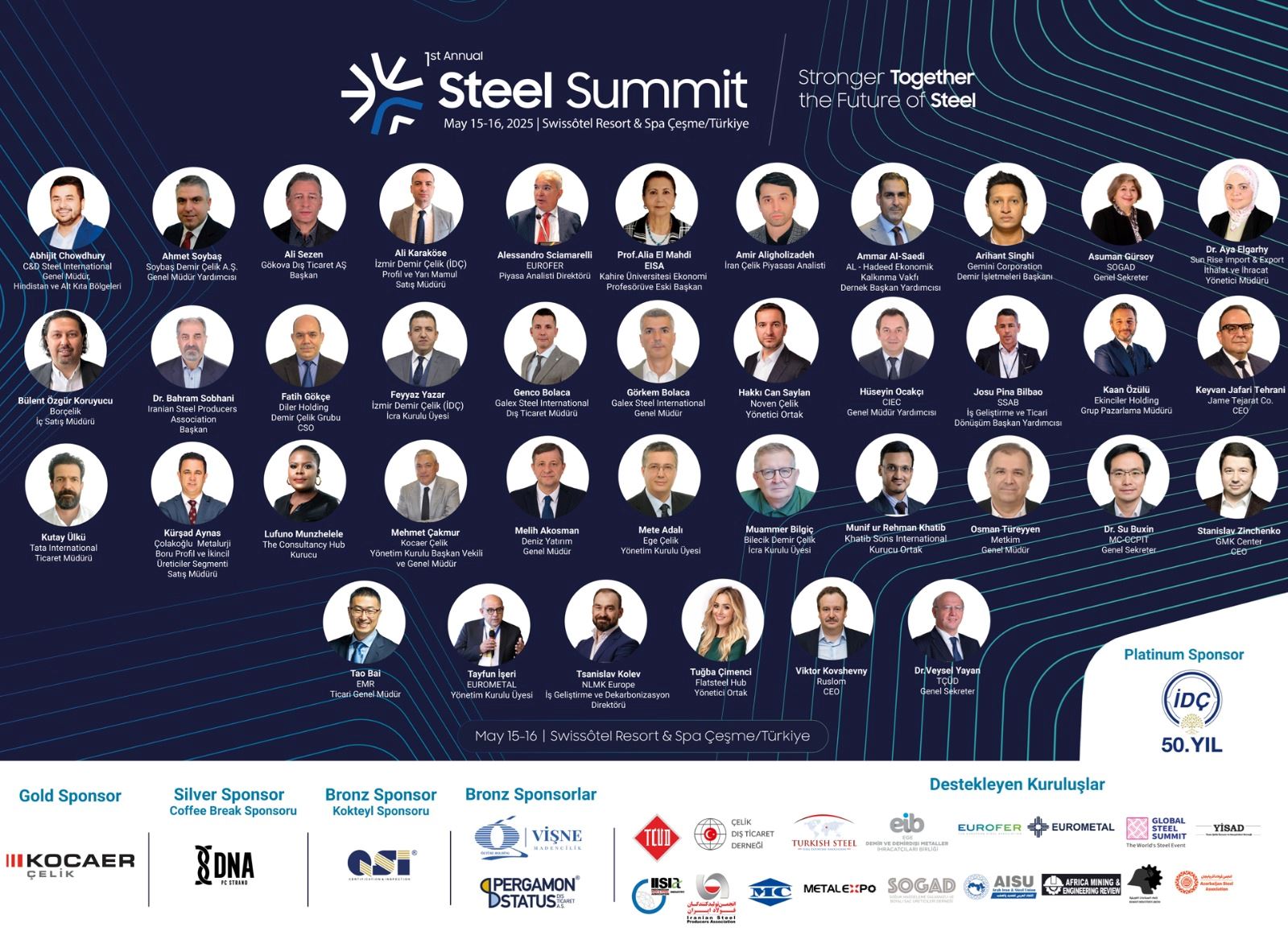 Çelik Dünyasının Liderleri, Steel Summit 2025’te Buluşuyor 
