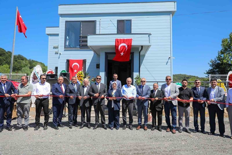 Akçakoca Iron and Steel Specialized Organized Industrial Zone service building was inaugurated with a ceremony