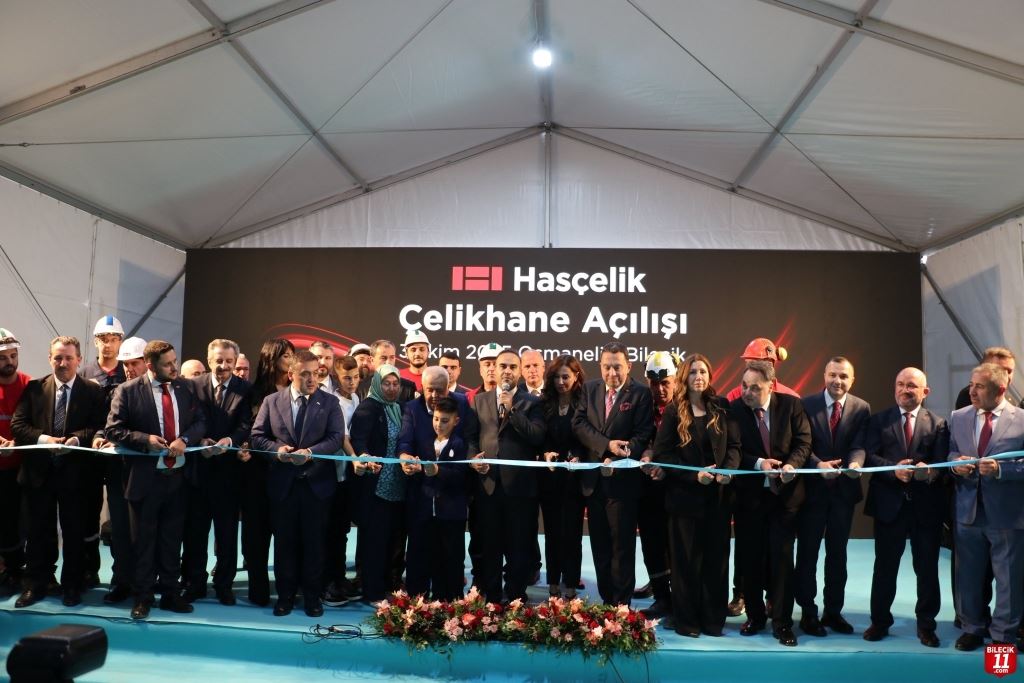 Hasçelik, Osmaneli’deki yeni çelikhane tesisini hizmete açtı