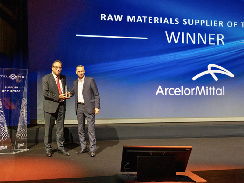 ArcelorMittal receives raw material supply award from Stellantis