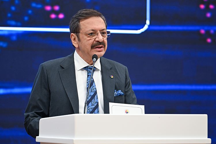 TOBB Başkanı Hisarcıklıoğlu, "TOBB Ticaret Merkezleri-Hedef Pazar ABD Zirvesi"nde konuştu