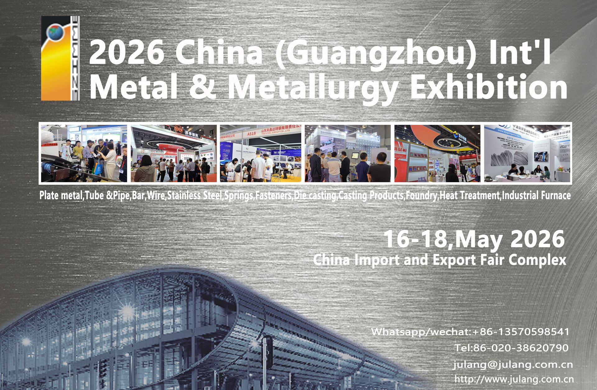 2026 China (Guangzhou) International Metal & Metallurgy Exhibition İçin Davet Yayınlandı