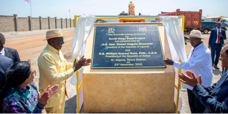 Devki Steel broke ground on new steel plant in Uganda