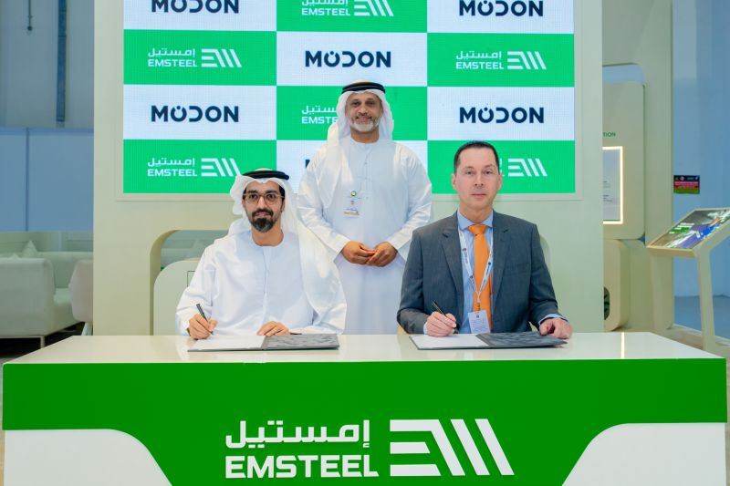 EMSTEEL ve Modon, sürdürülebilir ve yüksek dayanımlı çelik çözümleri için mutabakat zaptı imzaladı