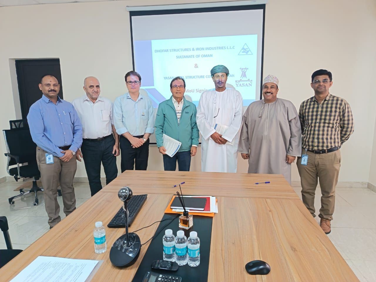  Dhofar Structures and Iron Industries ile Yasan Steel Structure arasında mutabakat zaptı imzalandı
