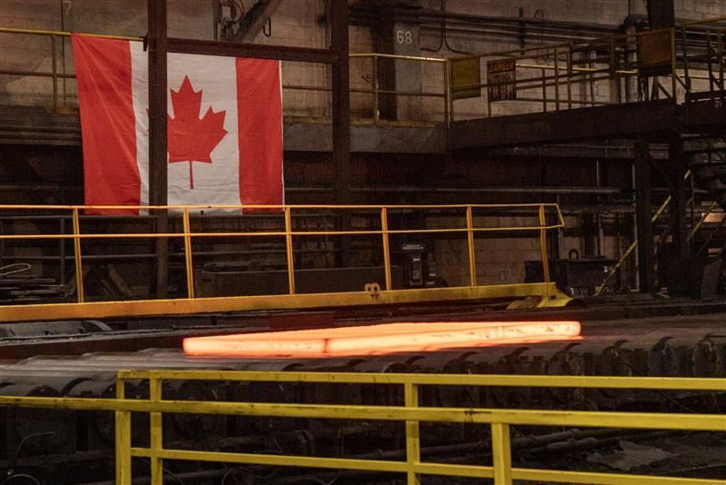 Davie and Algoma Steel have begun manufacturing Canadian-made steel for the Polar Max