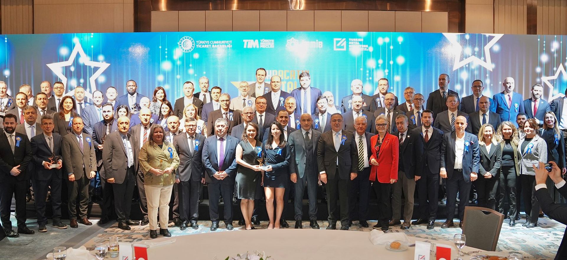 Demir ve demir dışı metaller sektöründen 77 firmaya Metalik Yıldız ödülü