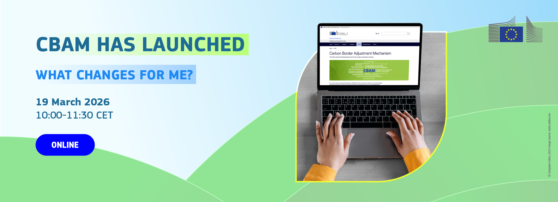 Avrupa Komisyonu’ndan CBAM bülteni ve webinar duyurusu 