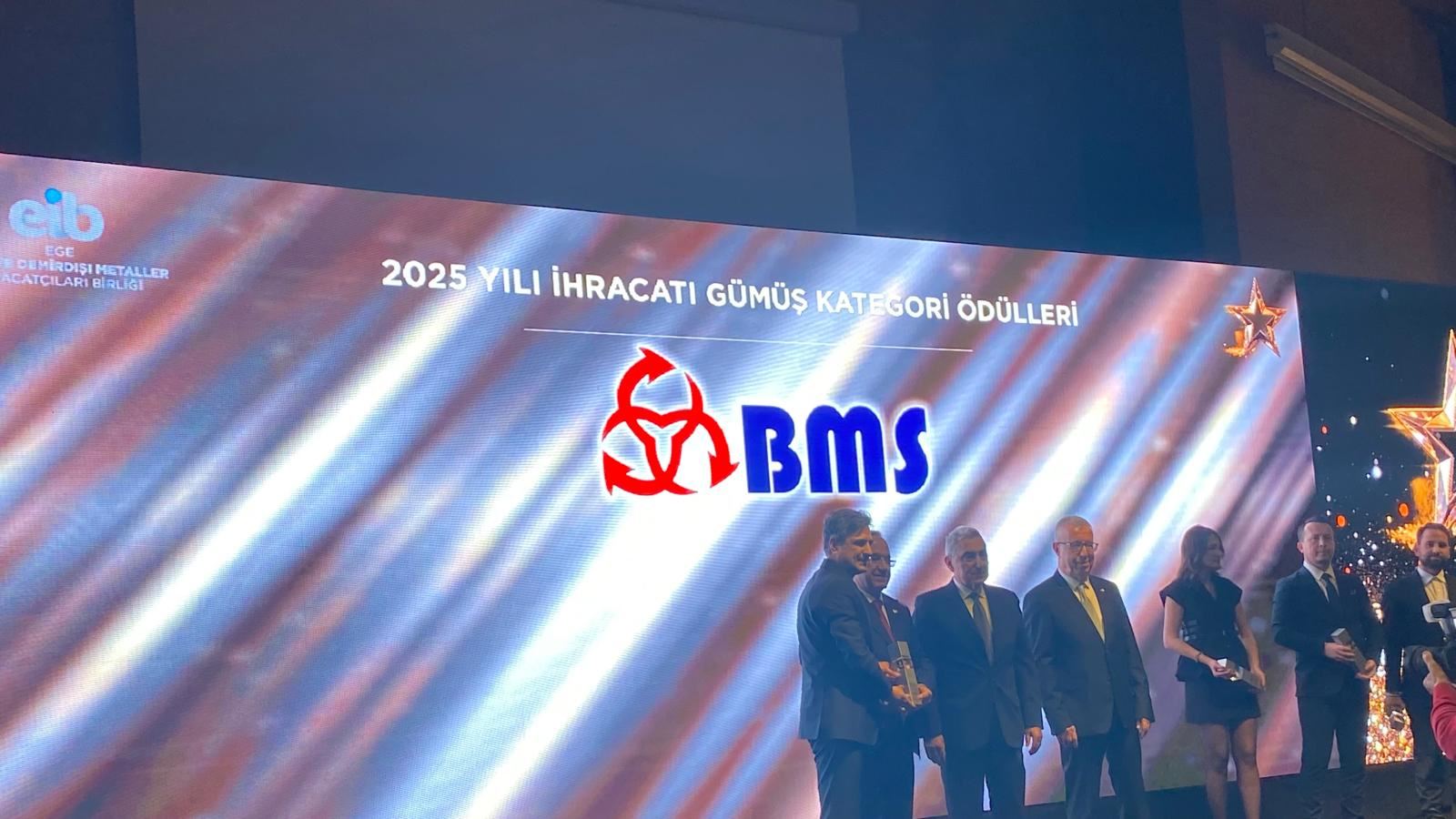 BMS Geri Dönüşüm İhracatın Yıldızları gecesinde ödülle taçlandı
