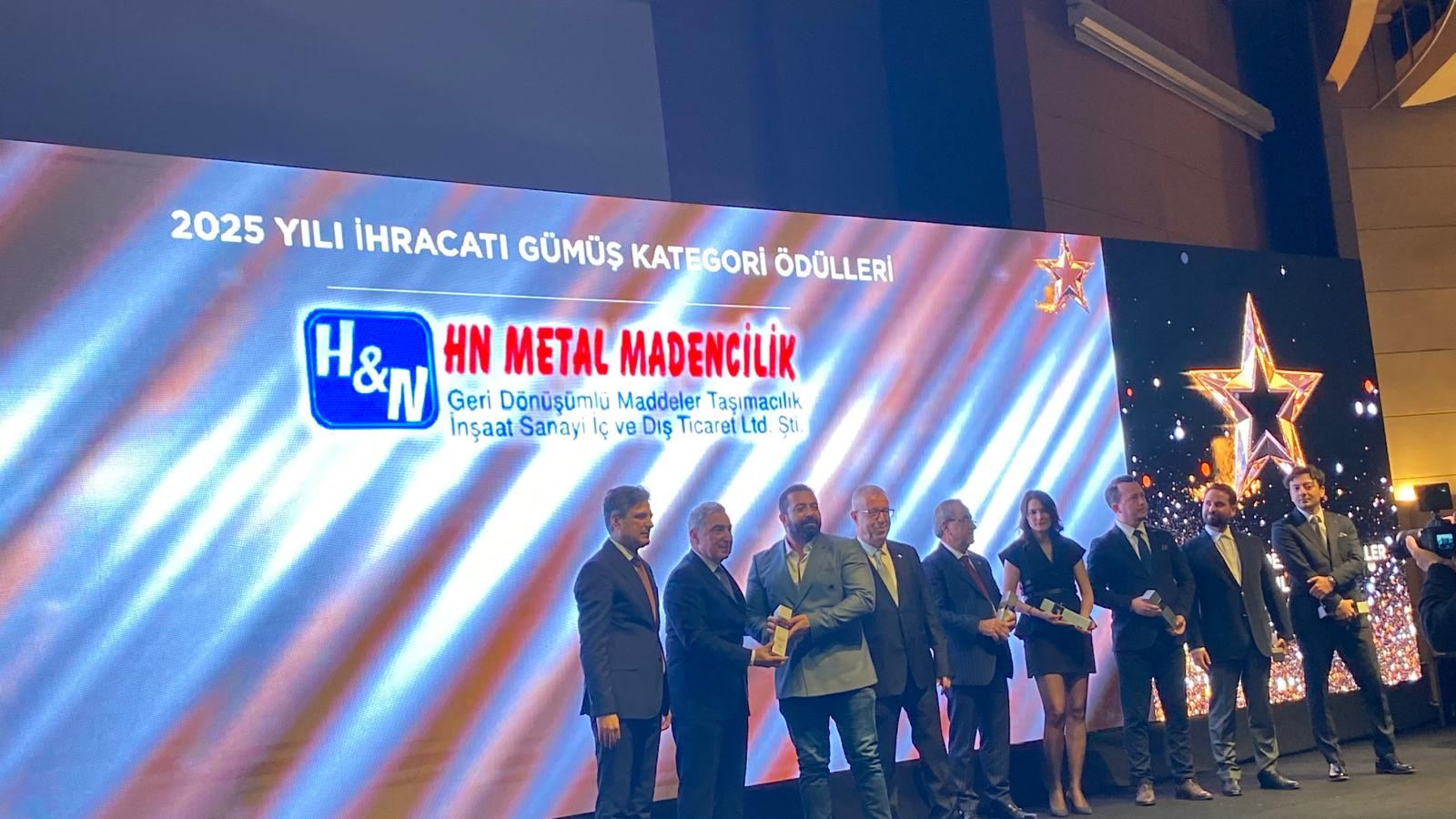 HN Metal Madencilik’in ihracat performansı bronz ödülle taçlandı