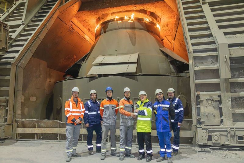 Primetals Technologies ArcelorMittal BOF converter refurbishment Eisenhüttenstadt