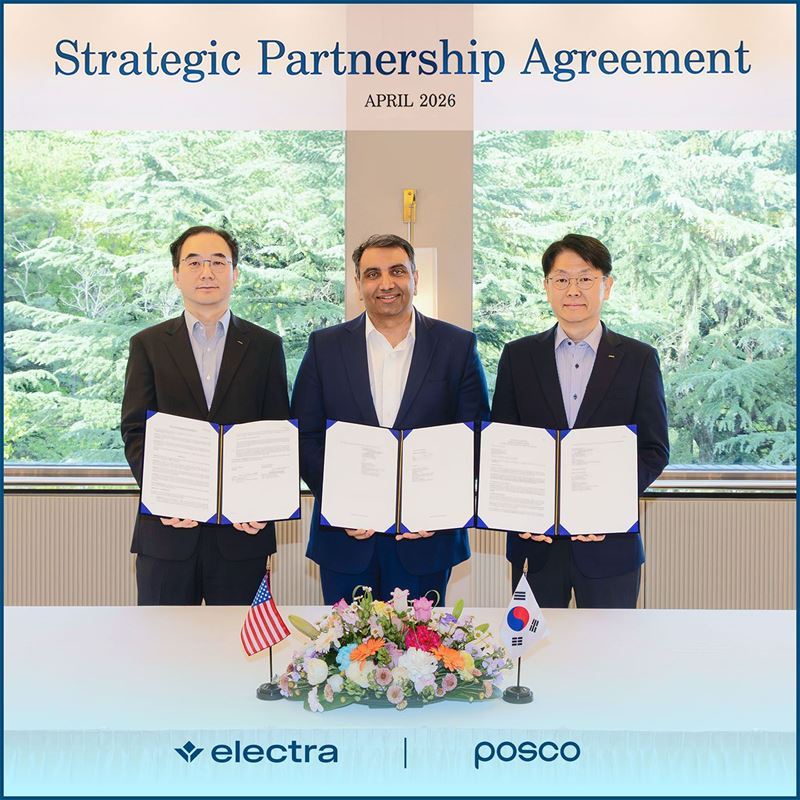 POSCO partners with Electra for low-carbon iron production