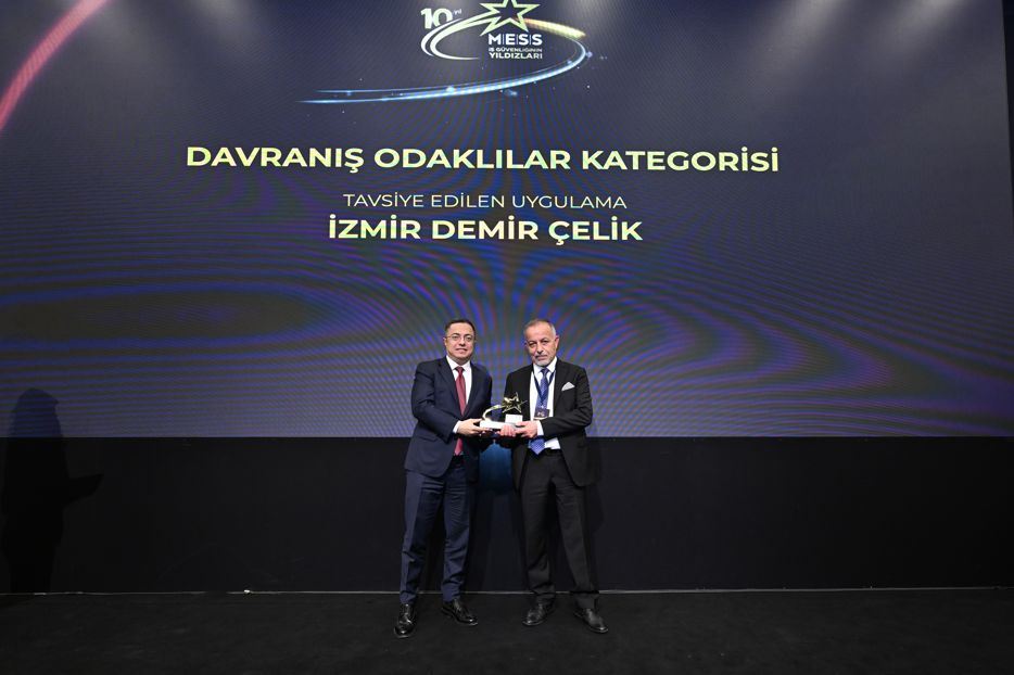 İDÇ, iş güvenliği yarışmasında ödül alan tek demir çelik fabrikası oldu