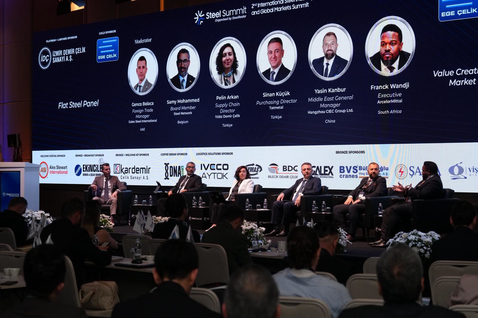 Küresel yassı çelik sektöründeki arz fazlası ve yapısal dönüşüm Steel Summit 2026'da masaya yatırıldı