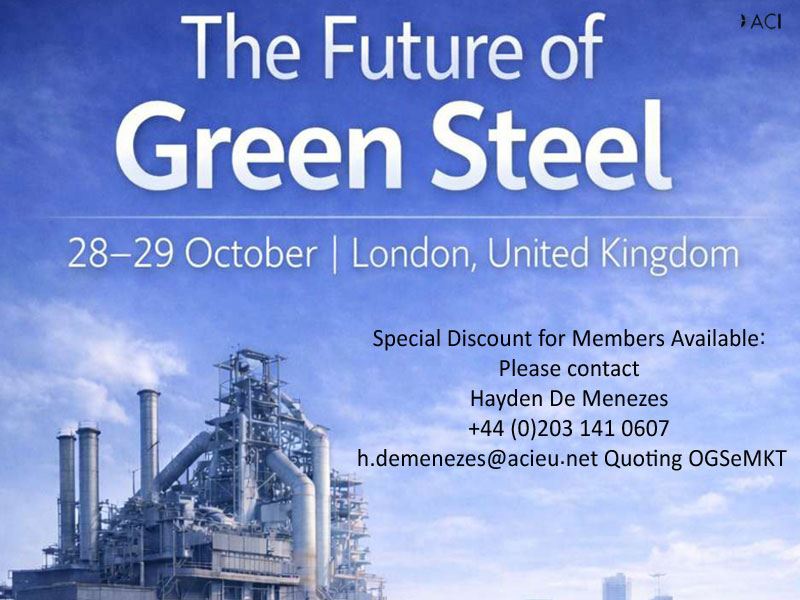 Future of Green Steel 2026, Ekim ayında Londra’da sektörün önde gelen isimlerini bir araya getirecek