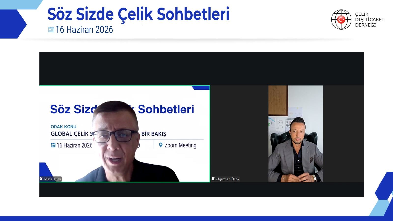 Oğuzhan Üçok: "Hürmüz açılsa bile çelik ve denizcilik ticaretinin normale dönmesi 3-4 ayı bulur" 