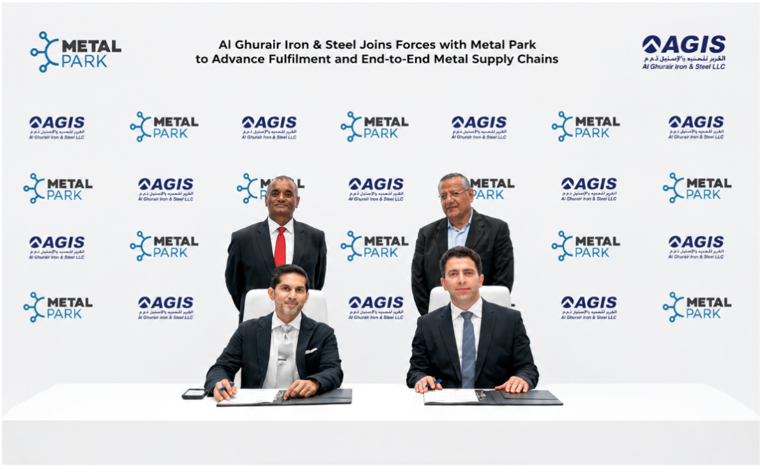AGIS and Metal Park signed partnership agreement to strengthen steel logistics in the UAE