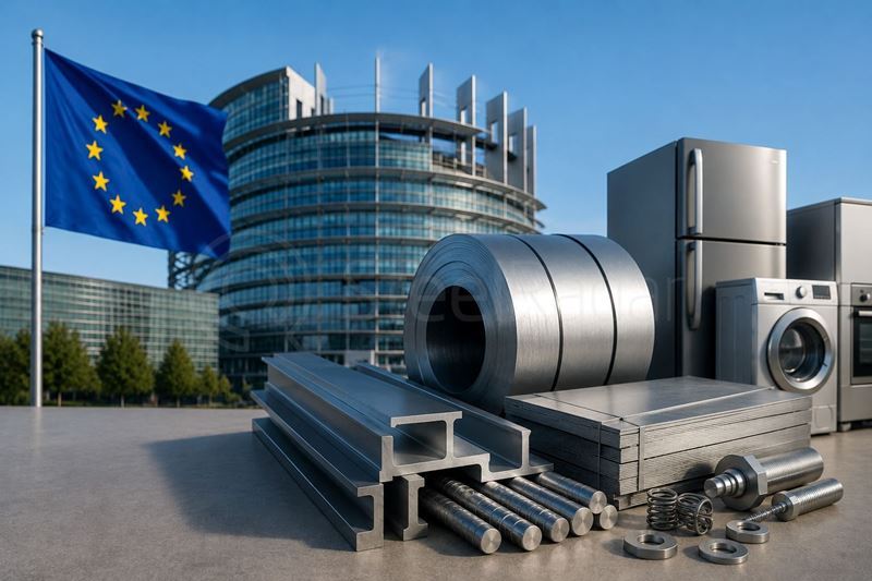 European parliament supports extending CBAM to downstream steel products