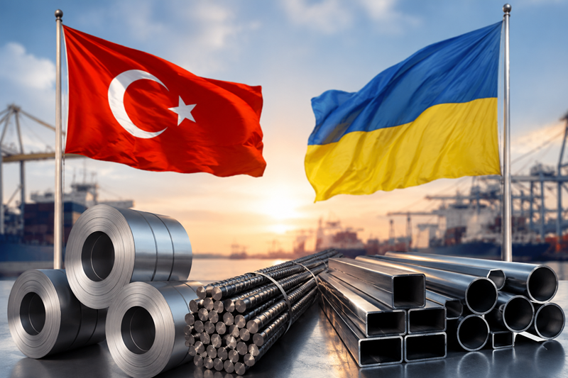Türkiye–Ukraine Free Trade Agreement Opens a New Chapter in Steel Trade