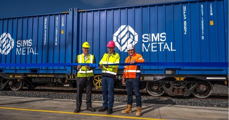 Sims Metal connects Auckland facility to rail network