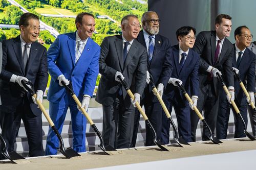 Hyundai Steel, Louisiana’daki 5,8 milyar dolarlık çelik tesisinin temelini attı