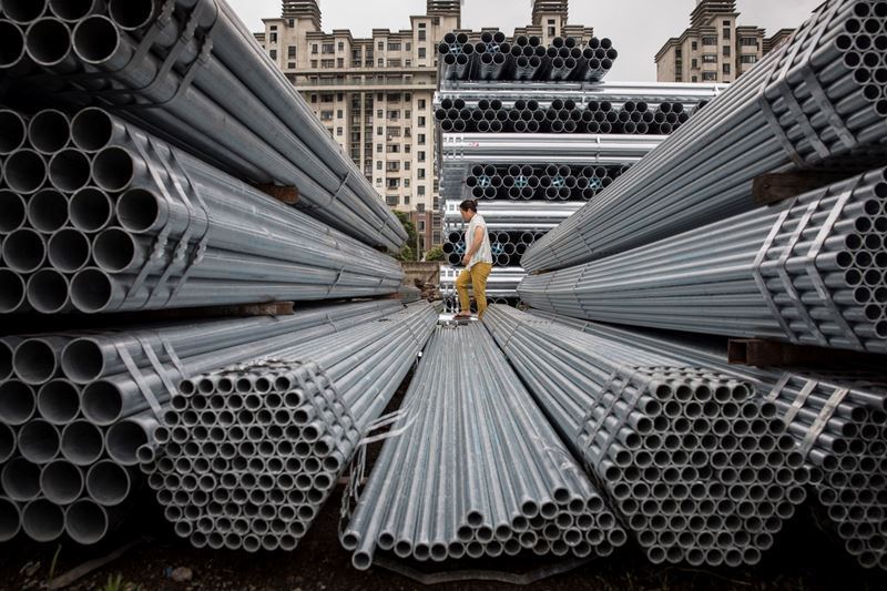 China's steel production follows a mixed trend in the first two months of 2024