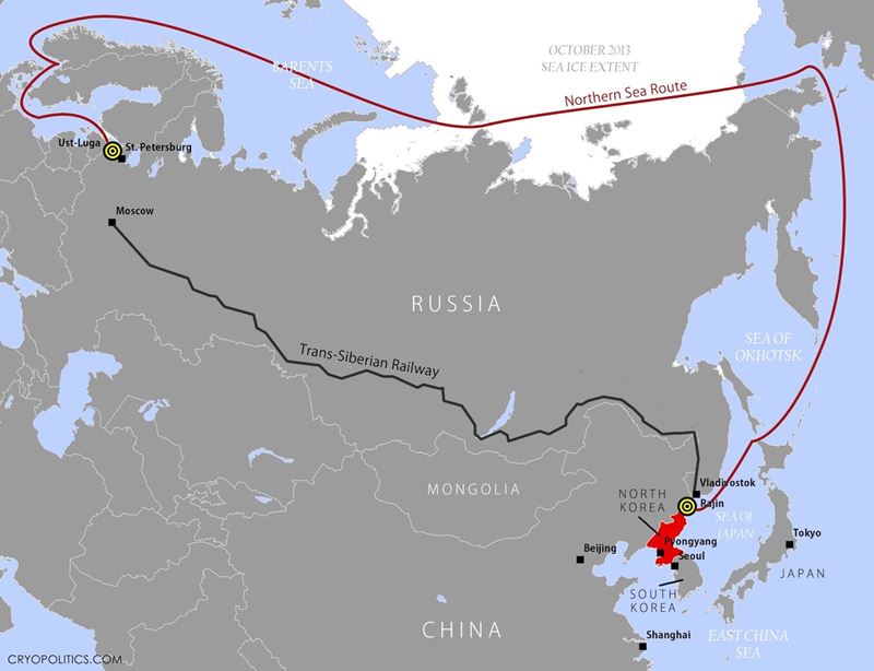 Russia strengthens trade relations with China through the Northern Sea Route