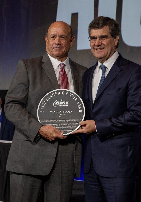 Ternium CEO Máximo Vedoya named 'Steelmaker of the Year' at AISTech 2025