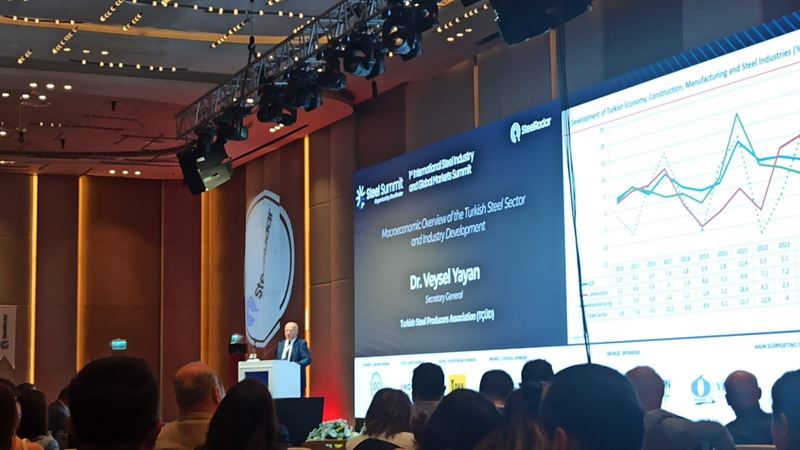 TÇÜD Genel Sekreteri Veysel Yayan Steel Summit 2025’te Türk çelik sektörünü değerlendirdi