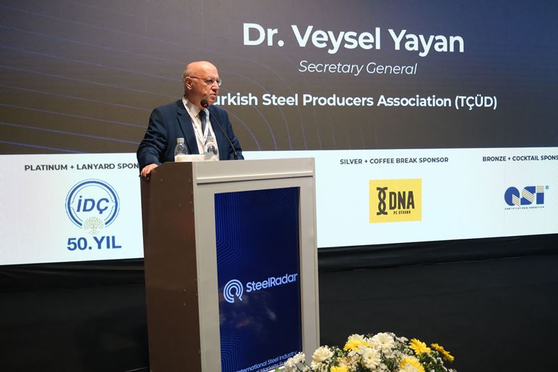 TÇÜD Genel Sekreteri Veysel Yayan Steel Summit 2025’te Türk çelik sektörünü değerlendirdi