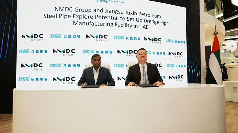 Strategic agreement between NMDC Group and Jiangsu Juxin Petroleum Steel Pipe