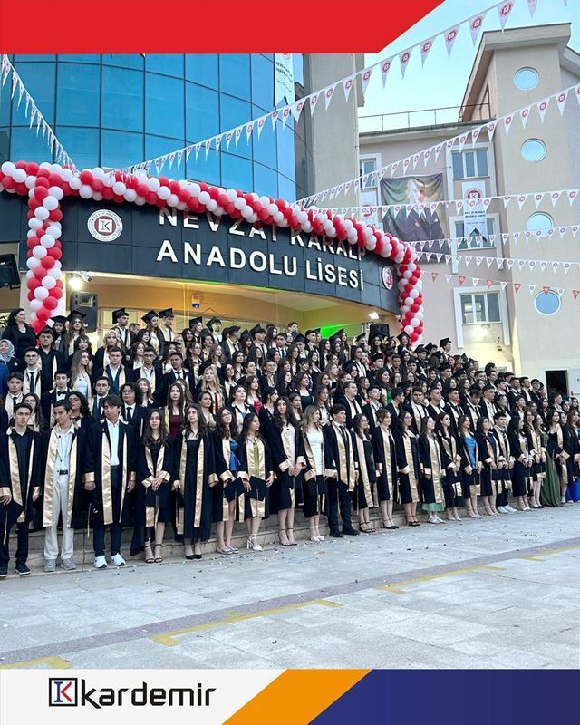 Kardemir's pride: Nevzat Karalp High School graduated its 17th graduates
