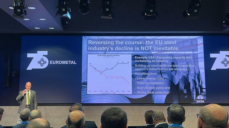 Tata Steel CEO'u Henrik Adam  Avrupa çelik sanayisinin geleceği için dört kritik alana dikkat çekti