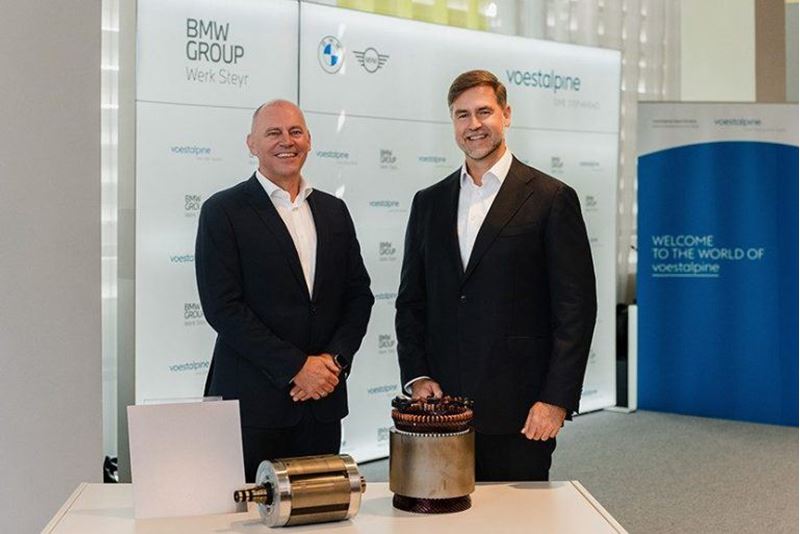 BMW, elektrik motorlarında Voestalpine'nin yenilikçi çelik şeridini kullanacak