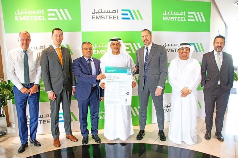 Emsteel has become the first company in MENA to receive ResponsibleSteel™ certification