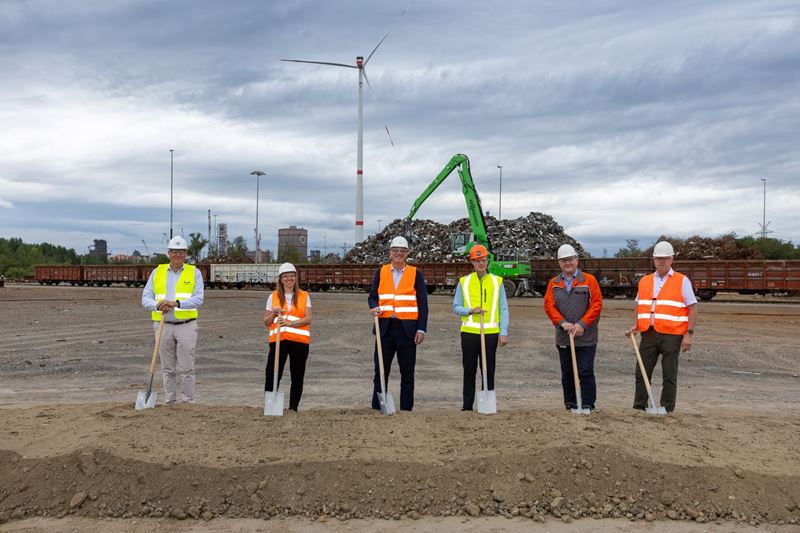 Salzgitter Grubu, 30 milyon euroluk çelik hurda parçalama tesisi için temel attı