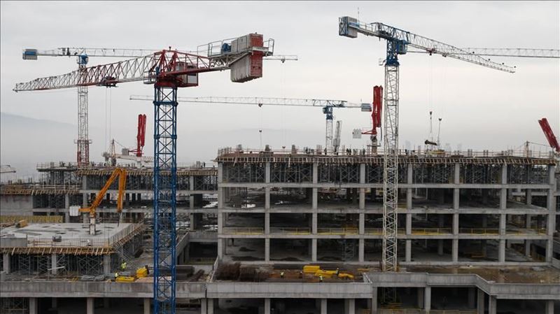 İnşaat üretim endeksi temmuzda yüzde 24,1 arttı