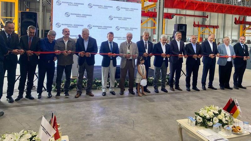 Marmara Siegener Galvaniz 4. fabrikasını Kocaeli Alikahya OSB’de açtı