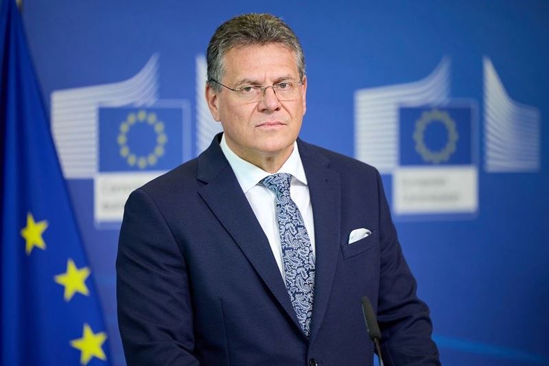 European Union trade chief Maros Sefcovic will meet with U.S. Trade Representative Greer